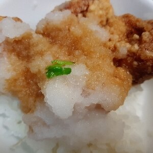 簡単ヘルシー！鶏の唐揚げと大根おろしのモリモリ丼♪